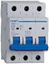 Chint NB1-63CH3P50 TP C MCB 50A 10kA