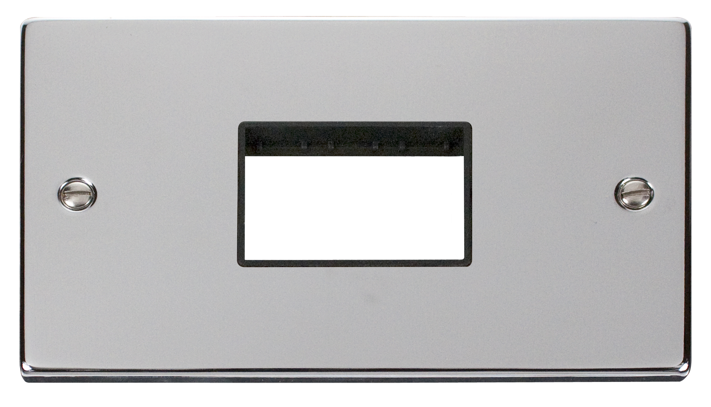 Click VPCH432BK Frontplate 3Aperture Blk