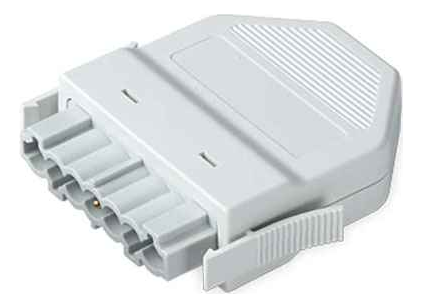 Flex7 Luminaire Plug 3Pole Standard 0.5-1.5mm White