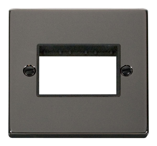 Click VPBN403BK Frontplate 1G 3Aperture