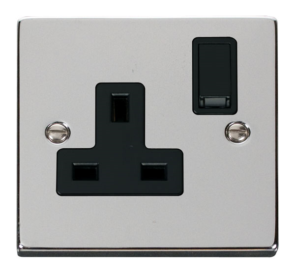 Click VPCH035BK Socket 1G Switched13A PC