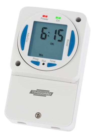 Timeguard 24 Hour Slimline Electronic Timeswitch Volt Free 16amp