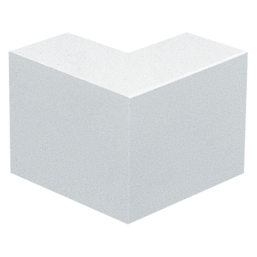 MT Mini Trunking External Bend 16x16mm White