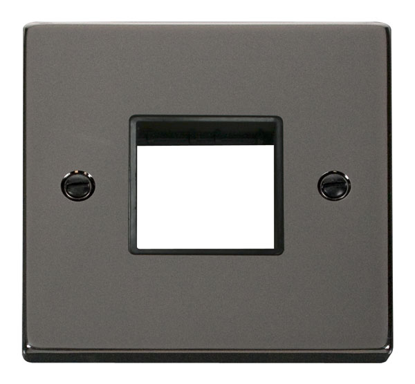 Click VPBN402BK Frontplate 1G 2Aperture