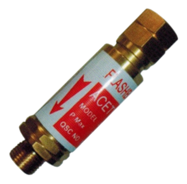 Flametech Fuel Line Flashback Arrestor Red