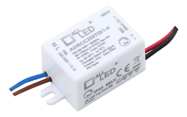 Allled LED Driver 1-4W 350mA Dimmable Constant Current