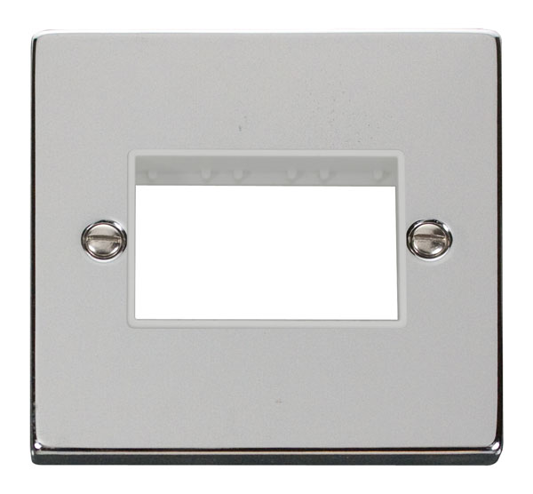 Click VPCH403WH Frontplate 1G 3Aperture