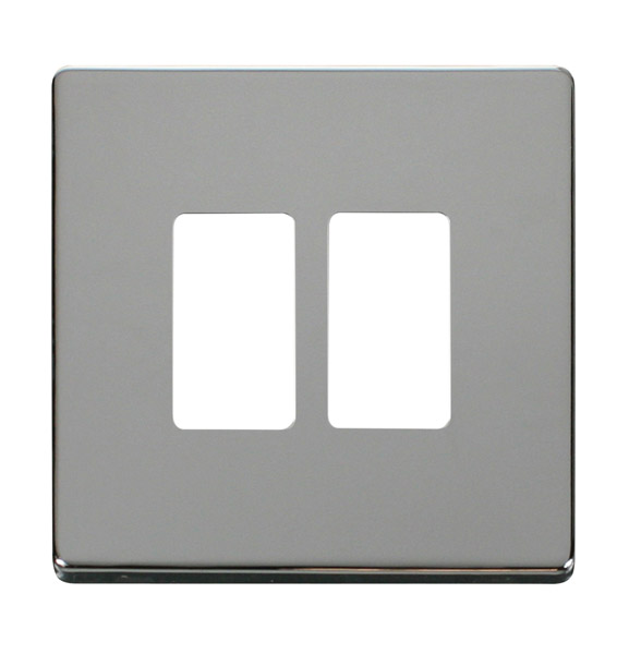 Click SCP20402CH Definity Frontplate 2G