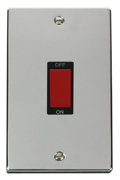 Click VPCH202BK Cooker Switch 2G 45A PC