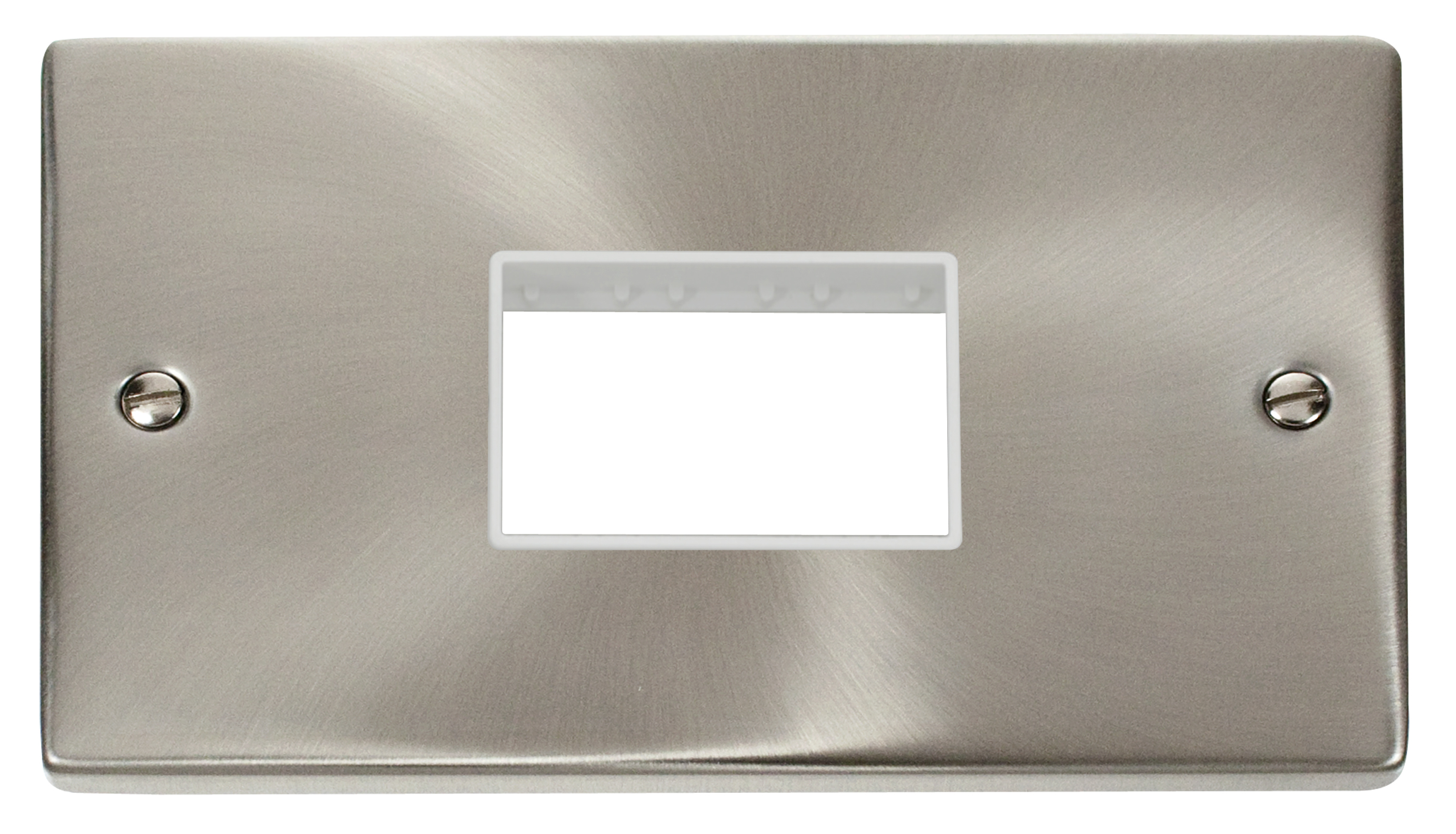 Click VPSC432WH Frontplate 3Aperture Whi