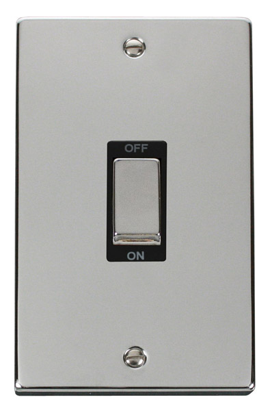 Click VPCH502BK Switch 2 Gang DP 45A