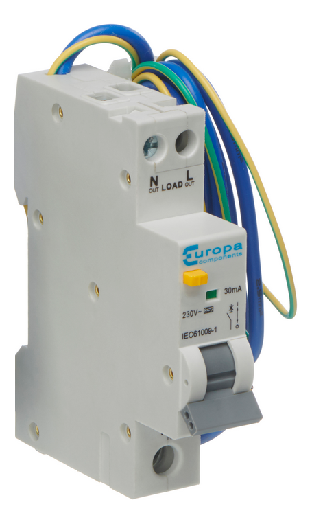 Europa EUB1RC.6/1C RCBO C 6A 6kA 30mA