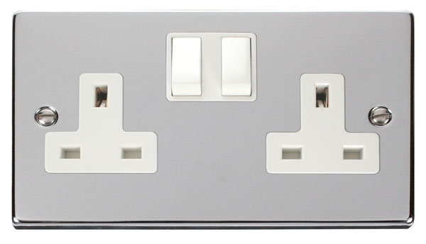 Click VPCH036WH Socket 2G Switched13A PC