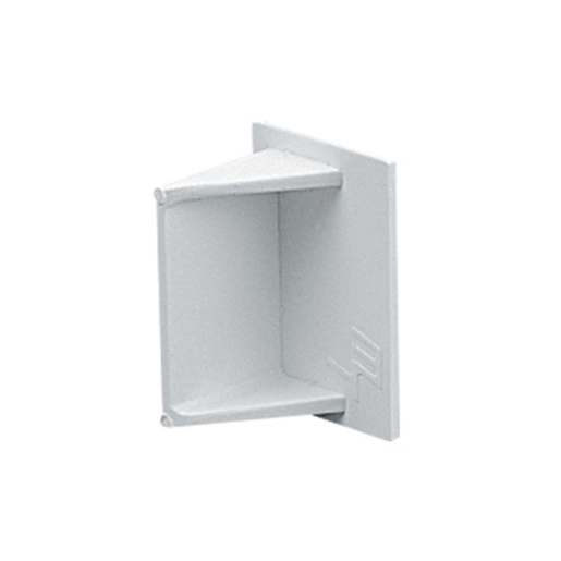 MT Mini Trunking End Cap 16x16mm White