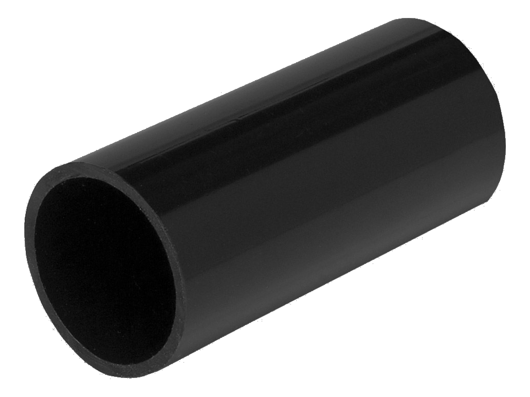 MT Straight Coupler 20mm Black