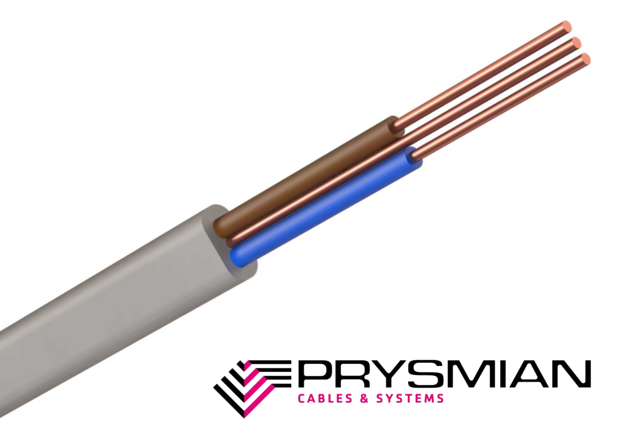 Prysmian 1mm Twin & Earth Cable 100m 