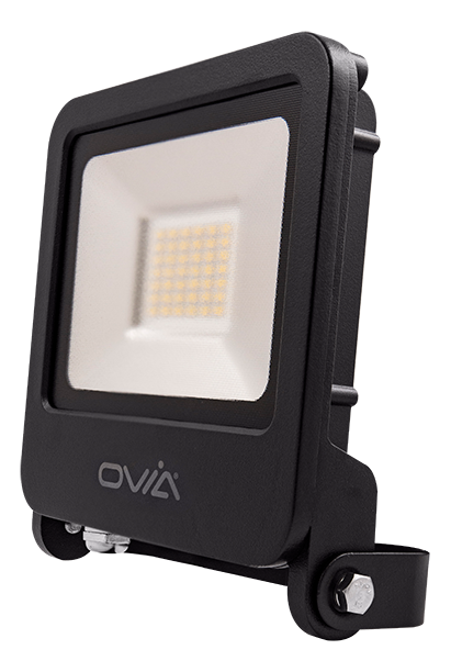 Ovia OV10130BKCW Floodlight 30W Black 4000K