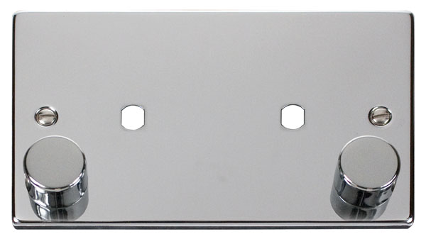 Click VPCH186 Frontplate 2G 2Module