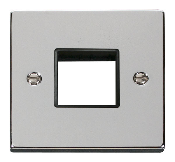 Click VPCH402BK Frontplate 1G 2Aperture