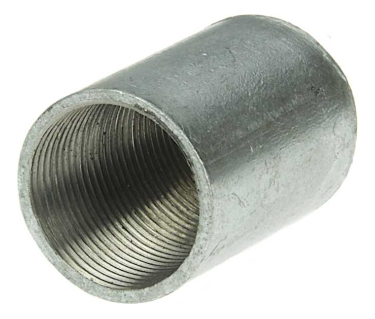 Solid Coupler 25mm Galvanised