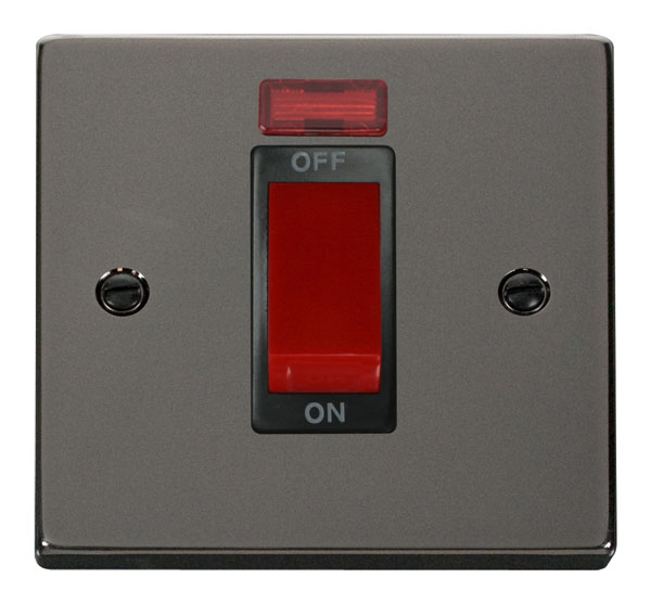 Click VPBN201BK Cooker Switch 1G Neon45A