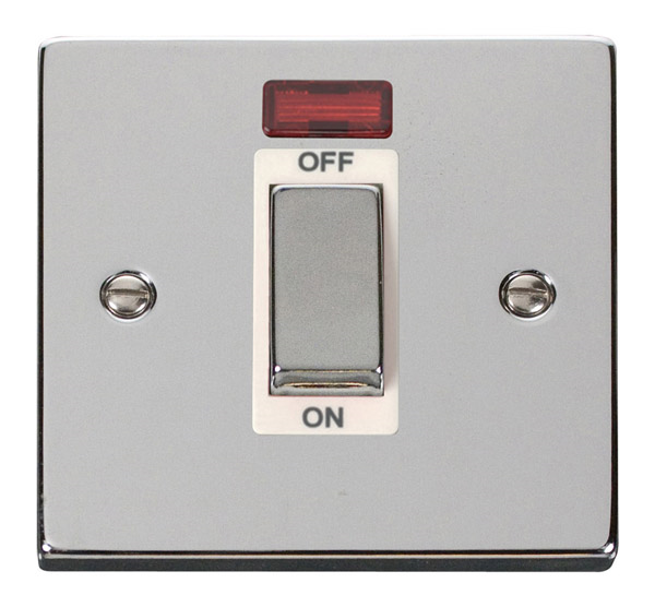 Click VPCH501WH Switch 1 Gang DP 45A