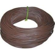 Sleeving 4mm Brown PVC 