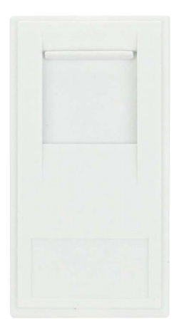 Click New Media Euro RJ45 Cat5E Module White