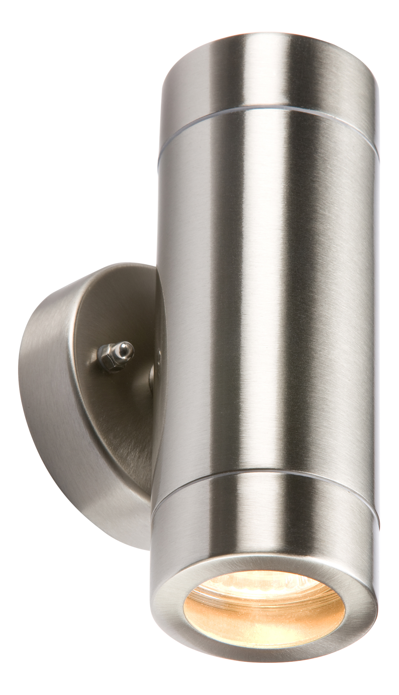 K/Bridge Up/Down Fixed Wall Light 2xGU10 Stainless Steel IP65