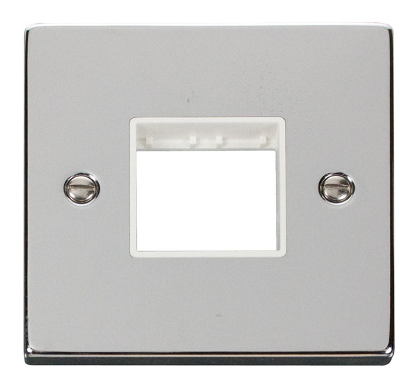 Click VPCH402WH Frontplate 1G 2Aperture