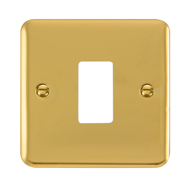 Click DPBR20401 Deco Plus Frontplate 1G