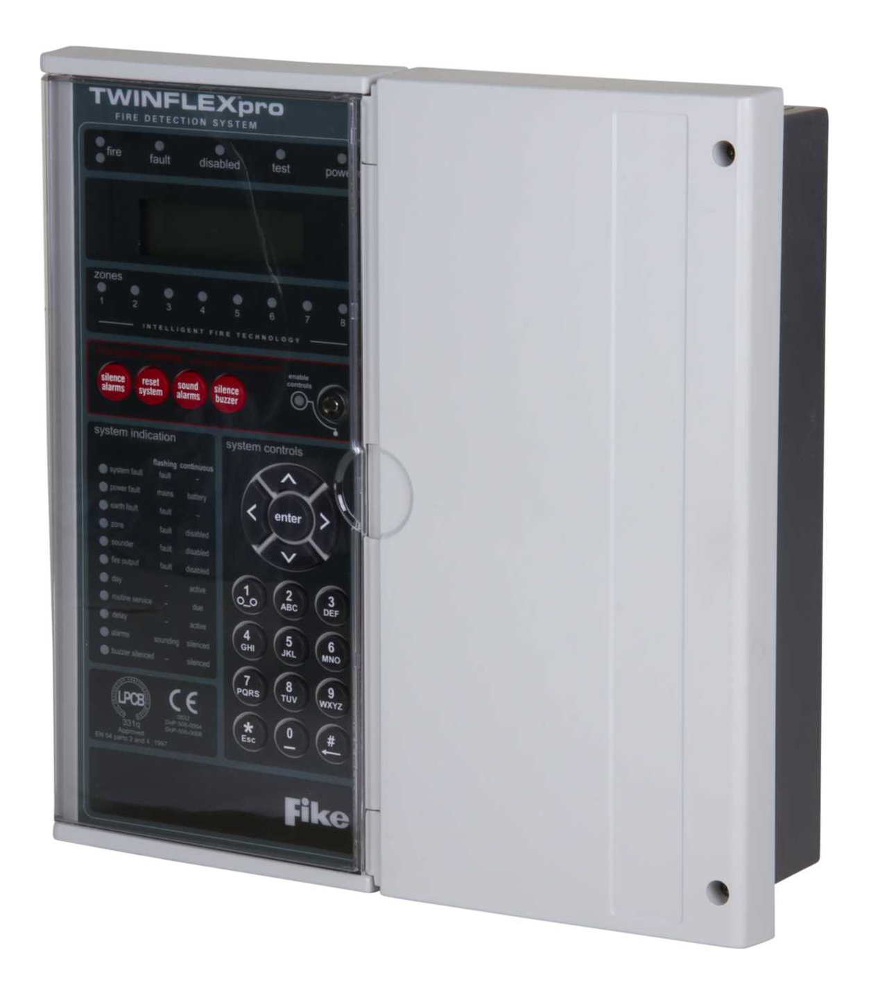 TwinflexPro 8 Zone 2 Wire Fire Alarm Panel