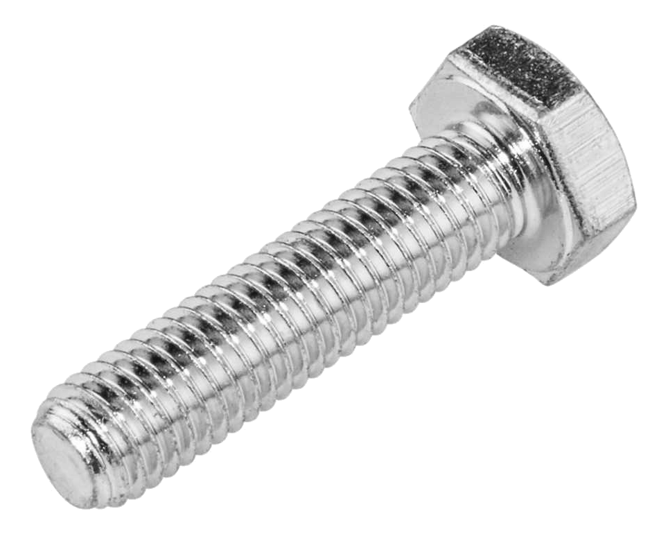 Hex Setscrew BZP M10x50mm