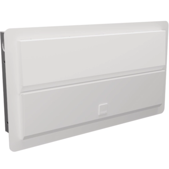 Hager Evo 19 Usable Flush Consumer Unit C/W Surge & 100A Main Switch