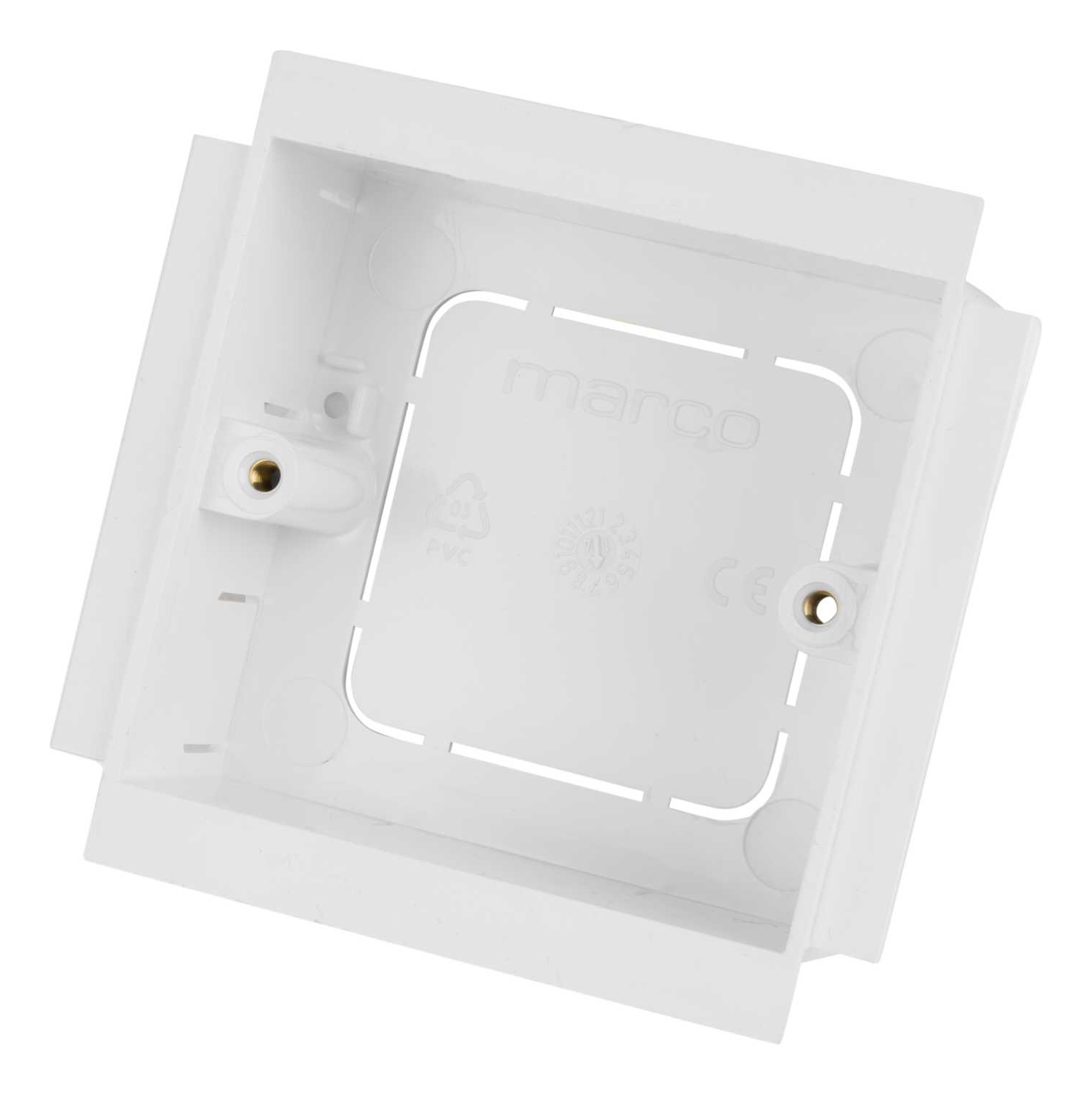 Marco MTSB1 Socket Box 1G 35mm Whi