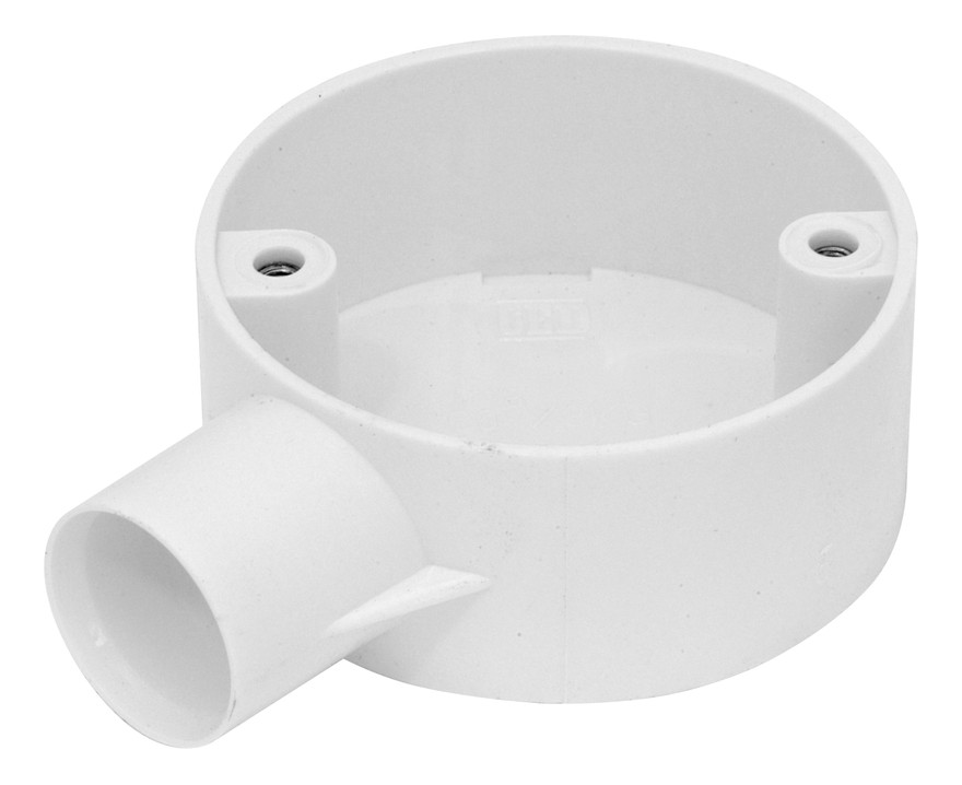 MT Terminal Circular Box 20mm White