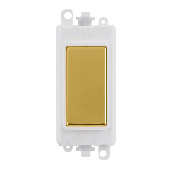 Click GM2008PWBR Blank Module White/PB