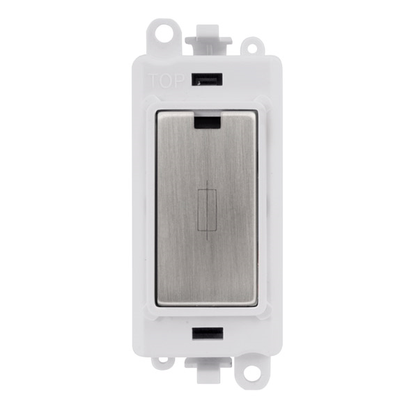 Click GM2047PWSS Fused Mod 13A Whi/S/S