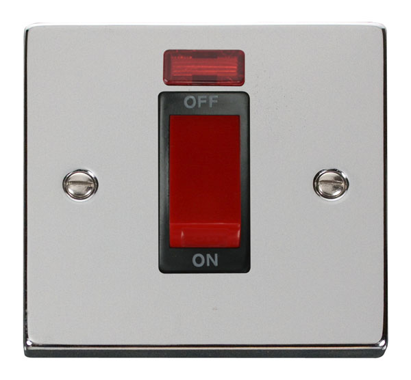 Click VPCH201BK Cooker Switch 1G Neon45A