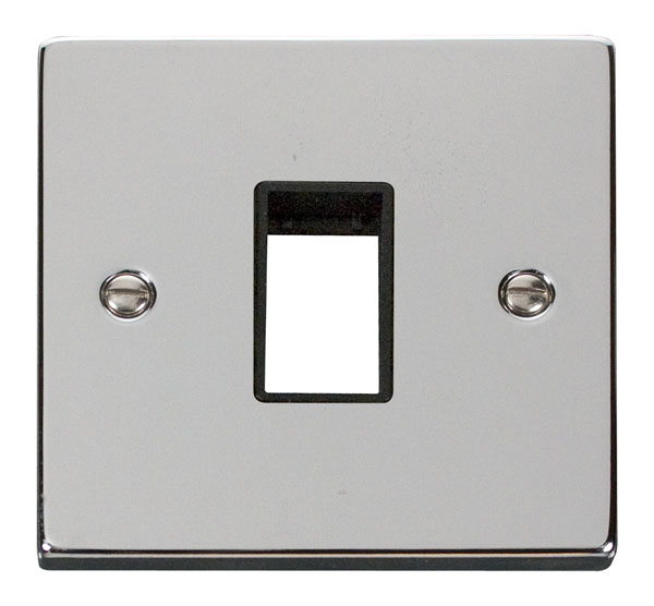 Click VPCH401BK Frontplate 1G 1Aperture