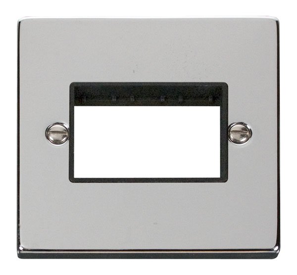 Click VPCH403BK Frontplate 1G 3Aperture