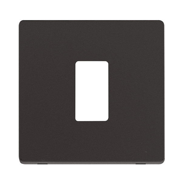 Click SCP20401BK Definity Frontplate 1G