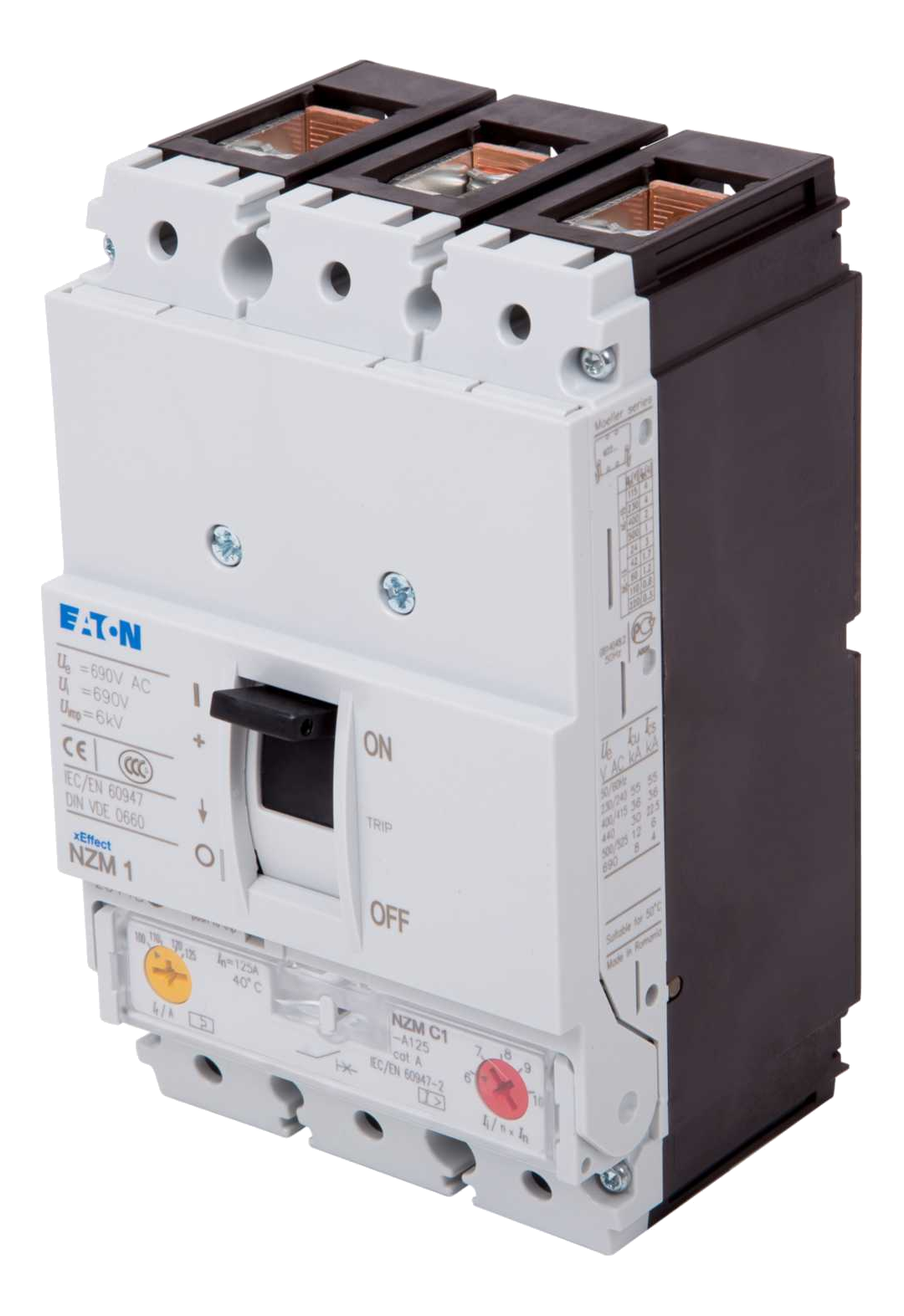 Eaton NZMC1-A125 MCCB TP 125A 36kA