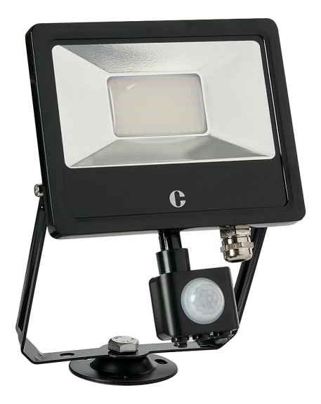 Cwood LED PIR Flood 20W Colour Switchable 3000/4000/6500K