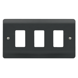 Click 3 Gang Gridpro Mode Frontplate Part M