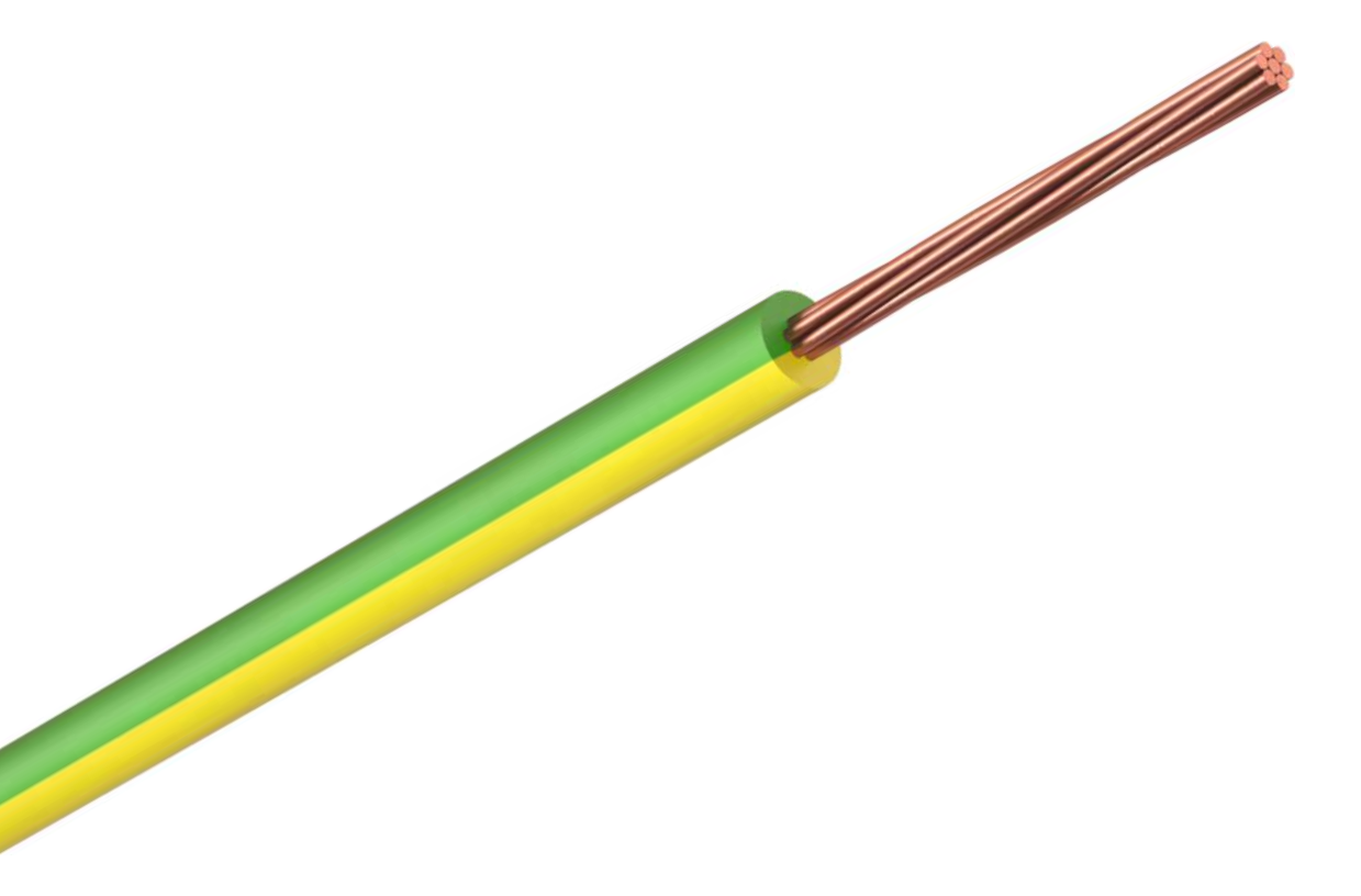 Cable 6491X PVC 25mm Green/Yellow