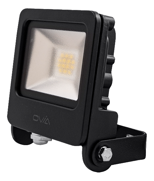 Ovia OV10110BKCW Floodlight 10W Black 4000K