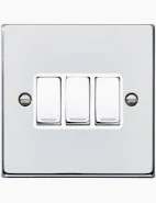 Hamln 77R23BC-W Rocker Switch 3G 10A