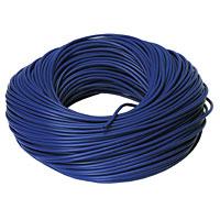 Sleeving 3mm Blue PVC 