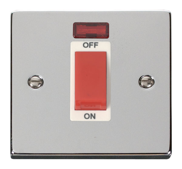 Click VPCH201WH Cooker Switch 1G Neon45A